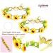 Joyci Sunflower Hair Accessories Set - 8 Pieces Boho Headbands, Hairpins & Wreath for Wedding & Hippie Party (Headband Set B) - Buy Online on GoSupps.com