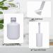 Agidea 15ML Empty Gel Nail Polish Bottles - 6 Pack Matte White Opaque Round Glass Bottles with Mixing Balls & Funnels | Refillable UV Safe Fingernail Polish Containers - Buy Online on GoSupps.com