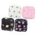 Plafope 4 pieces women bandage bag menstruation hygiene bag girl matt bags menstrual tapes bag menstrual tapes container periodic bags women bandage bags