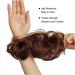 Bun Hair Piece Curly Messy Hair Bun Chignon Donut Hair Pad Elastic Hair Synthetic Hairpiece for Women Hair Pieces for Women(144T613) - Buy Online on GoSupps.com