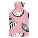 Hot Water Bottle With Lid Watermelon Slices Rubber Hot Water Bag For Pain Relief Cramps Foot Warmer Hot And Cold Therapy