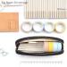 Pencil Pen Case  Dobmit Big Capacity Pencil Pouch Canvas Makeup Bag for Girls and Boys Durable Office Stationery Organizer - Black - Buy Online on GoSupps.com