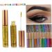 FOMIYES 20 Pcs Eyeshadow Eyeliner Pencil Metallic Liquid Eyeliner Eye Shadow Set European and American 1 count (Pack of 1) Assorted Colorx2pcs - Buy Online on GoSupps.com