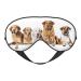 Sleep Mask Eye for Women Men Reusable Soft Blackout Eye Masks Covers for Night Better Sleep Travel Camping Road Trip Essentials Gifts for Him Her - Pomeranians Pattern