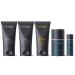 Geologie Complete Skincare Set for Men & Women | 3-Month Simple & Effective Daily Clear Skin Routine | Acne Oily Skin Dark Spots | Face Wash 2-Pack Retinol Face Cream SPF15 Moisturizer & Eye Cream Bergamot + Juniper | S
