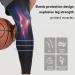 Henoot Compression Leg Gauze - Sport Compression Long Leg Cuffs for Sun Protection & Performance in Running Basketball Football Cycling & Fitness - Buy Online on GoSupps.com