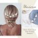 Unicra Blumen Kopfschmuck Perlen f r Hochzeiten - Kristall Haarschmuck f r Br ute und M dchen (Silber) | Internationaler Versand - Buy Online on GoSupps.com