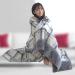 Scarf Blanket for Adults Flannel Lining Warm Blanket Wheelchair Poncho Knee Blanket Leg Blanket for Wheelchair Portable Warm Blanket Wheelchair Accessories - Buy Online on GoSupps.com