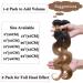 Buy SEGO Brazilian Human Hair Bundles - 100% Unprocessed Body Wave Weave Extensions - Virgin Natural Black & Honey Blonde - 16 Inch - Buy Online on GoSupps.com