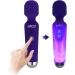 NARLO Upgraded Vibrate Wand Massager - 5 Patterns, 10 Speeds, Waterproof - Luminous Purple - Buy Online on GoSupps.com