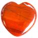 Steinfixx - Gem Stone Herz I Heilstein I Gl cksstein I Chakra -Stein I Taschenstein |Massage stone |Gift for loved ones (Jaspis red)