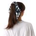 12 Pcs Chiffon Floral Hair Scarf Scrunchies - Vintage Ponytail Holder & Hair Bands for Women Girls - Buy Online on GoSupps.com