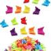 50 Pack Butterfly Hair Clips Pastel Mini Cute Accessories For 90S Girls Women Matte Colors Assorted Color Beautiful And Random Colour
