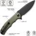 CIVIVI Praxis Flipper Pocket Knife C803F - Black Stonewashed Finish - Buy Online on GoSupps.com