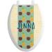 YouCustomizeIt Pineapples and Coconuts Toilet Seat Decal - Elongated (Personalized)