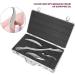 Verdant Touch Stainless Steel Gua Sha & Schab Massage Tools - 4-Piece Health Care Set with Aluminum Case for Optimal Wellness - Buy Online on GoSupps.com