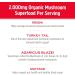Om Mushroom Superfood Immune Defense Capsules - 90 Count | Mushroom Blend with Reishi, Turkey Tail, Maitake, Agaricus Blazei & Vitamin C | Vegan Supplement for Immune Support - Buy Online on GoSupps.com