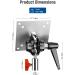 NEEWER VESA Monitor Mount Adapter with Adjustable Aluminum Alloy Stand | Dual 360 Ball Joint | Max Load 14lb/6.3kg - MA001 - Buy Online on GoSupps.com