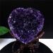 900g Natural Heart Shape Uruguay Amethyst Cluster Quartz Crystal Specimen s Reiki Crystal Stone