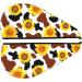 Hair Towel Wrap - Quick Drying Cow Print Sunflower Hair Turban | Perfect Hair Drying Solution - Buy Online on GoSupps.com