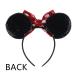 JIAHANG Mic Mouse Ear Headband Sequin Bow Costume Headwear for Women Girls - Red Polka Dot Princess Headpiece - Buy Online on GoSupps.com