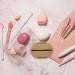 HEMOTON 1set Powder Puff Storage Box Handbags The Tote Bag Makeup Sponge Silicone Carrying Holder Make up Bag Face Makeup Brushes Powder Puff Container Storage Containers Khaki - Buy Online on GoSupps.com