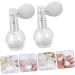 FOMIYES 2pcs Spray Glitter Mist Spray Bottle Spray Powder Makeup Hair Decor Clear Plastic White Make up White 7.5x6cm - Buy Online on GoSupps.com
