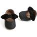 RVROVIC Baby Girl Princess Moccasins - Sparkly Lightweight Soft Sole Shoes | Size 0-6 Months, Color: Black - Buy Online on GoSupps.com