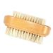 Wooden Nail Brushes Cleaning Bristle Nail Brushes Manicure Pedicure Nail Scrubber Double-sided for Fingernail Toenail nail brush
