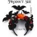 Vakkery Light Up Halloween Pumpkin Headband LED Flower Headbands Black Bat Decoration Headdress Glowing Halloween Party Festival Hair Accessories for Women and Girls - Buy Online on GoSupps.com
