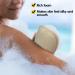 2PCS Eco-Friendly Biodegradable Exfoliating Loofah Sponge Set | Skin Shower Luffa Sponge-Pad Back Brush | Daily Bath Spa Essential for Women Men | Natural Loofah - Buy Online on GoSupps.com