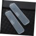 Exceart Transparent Toothbrush Case & Travel Holder | Clear Plastic Organizer for Toothbrushes & Toothpaste - Buy Online on GoSupps.com