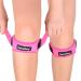 supregear Patellar Tendon Stabilizer (2 Pack) Adjustable Knee Support Strap Knee Brace for Running Hiking Soccer Basketball Jumpers Knee Tennis Volleyball & Squats Pink