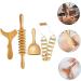 Healvian 8-Piece Wooden Massage Tool Set | Fascia Roller & Scraping Board for Full Body Relief - Buy Online on GoSupps.com
