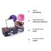 Buy BrilliantDay 148 Colors Eyeshadow Palette - Contouring Kit with Blusher & Press Powder | International Shipping Available - Buy Online on GoSupps.com