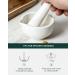 Mini Pill Crusher Set of 2 - Ceramic Mortar & Pestle for Crushing Pills | White 2.8 Inch Pill Grinder | Classic Design - Buy Online on GoSupps.com