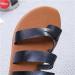 Bunion Corrector Sandals for Women - Orthopedic Toe Ring Sandals for Bunions - Comfortable Flat Sole Open Toe Sandals in Black (Size 8) - Buy Online on GoSupps.com