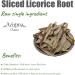 Sliced Licorice Root ( ) Dried Licorice Root Tea Glycyrrhiza Uralensis Traditional Licorice Herbal Tea Natural Licorice Root for Brewing 90g - Buy Online on GoSupps.com