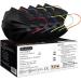 Buy MEDI SANT 50 Black Surgical Masks - Type IIR 3-Ply BFE 98% - International Shipping Available - Buy Online on GoSupps.com