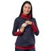 HAPPY MAMA Boutique Women's Maternity Nursing Jumper Sweeathirt 348 14-16 Graphite & Crimson