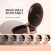 Kostlich Travel Makeup Mirror with Lights - 2-Sided 1x/7x Magnifying Compact Mirror - Rechargeable & Portable - Black - Buy Online on GoSupps.com