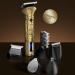 Roziapro Professional Mens Hair Trimmer 6 in 1 Hair Clippers Grooming Kit Cordless Beard Trimmer for Men USB Rechargeable LED Display (Gold) - Buy Online on GoSupps.com