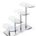 Glassen stands Transparent multi-layer glasses hand doll presentation stands made of acrylic for cosmetics small presentation stands bracelet display sunglasses rack (size: 4 floors)