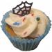 Toppercake Edible Spooky Spider Web Halloween Wafer Cup Cake Topper Decorations - Buy Online on GoSupps.com