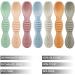 PandaEar 7 Pcs Silicone Baby Spoons - First Stage Self Feeding Spoon for Toddler Infant | Baby Led Weaning Spoons - Buy Online on GoSupps.com