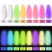 Jascherry 8 Colors Neon Light Poly Nail Gel - Fluorescent Acrylic Nail Extension Gel for Beginners - Bright Builder Gel for Stunning Nail Designs - Buy Online on GoSupps.com