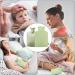 1L Hot Water Bottle with Soft Cover - 1000ml Hot Water Bag for Pain Relief - Light Green - Buy Online on GoSupps.com