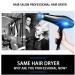 JYYBN Hair Dryer 2400W Ionic Hair Dryer with 3 Temperatures and 2 Speeds Concentrator and Overheating Protectio Function Low Noise for Outdoor Travel and Home - Buy Online on GoSupps.com