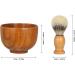 Layhou Beard Shaving Cream Bowl | Premium Wooden Shaving Soap Cup with Foam Brush for Men - International Shipping - Buy Online on GoSupps.com