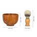 Benkeg Shaving Soap Bowl - Premium Beard Shaving Foam Cup for Men with Wooden Brush - Perfect for a Luxurious Shave - Buy Online on GoSupps.com